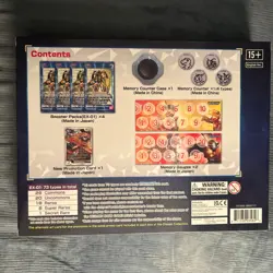 Bandai Digimon TCG Card Game Gift Box #2 4 Packs Wargreymon Card Memory Counter - Image 3
