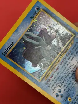 [EXC] 2000 Suicune Neo Revelation Unlimited 14/64 Holo Rare Swirl Pokemon Card - Image 4