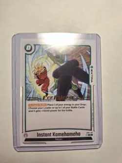 Dragon Ball Super Card Game Instant Kamehameha Pre Release stamped FB01-101 - Image 1