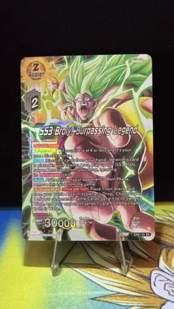 SS3 Broly Surpassing Legend EX21 Z Leader Foil Dragon Ball Super Card Game | NM - Image 1