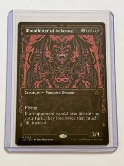 Bloodletter of Aclazotz 336 MTG Ixalan 2023 NM Borderless Non Foil Mythic Rare - Image 1