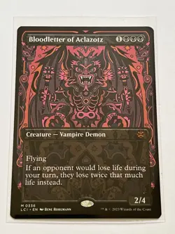 Bloodletter of Aclazotz 336 MTG Ixalan 2023 NM Borderless Non Foil Mythic Rare - Image 2