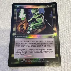 Wizards of the Coast MTG Pernicious Deed Apocalypse English Foil Rare #114/143 - Image 1