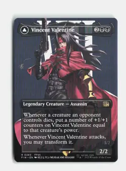 Vincent Valentine (Borderless) 383 FINAL FANTASY MTG NM - Image 1