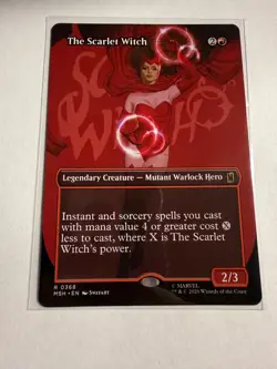 The Scarlet Witch (Borderless) Marvel Super Heroes Foil - Image 1