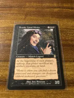 MTG✨BRAIDS, CABAL MINION✨Odyssey NM/MINT Vintage RARE Creature 2001 UNPLAYED ! - Image 5