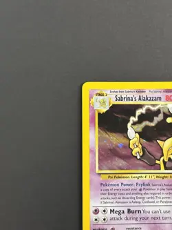 Wizards Pokemon TCG Sabrina's Alakazam 16/132 Gym Challenge Holo Rare HP80 - Image 4