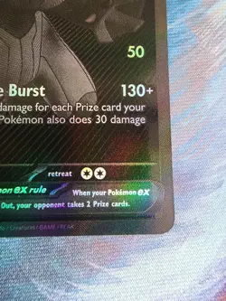 Pokemon Co Zekrom ex 172/086 Sv Black Bolt Full Art Holo Rare HP230 EN 2025 - Image 5
