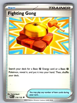 (x2) Fighting Gong 116/132 Uncommon Mega Evolution NM-LP - Image 1