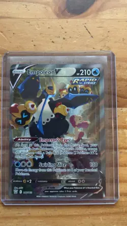 Empoleon V Alternate Full Art Rapid Strike Ultra Rare Holo 146/163 EN 210HP - Image 1
