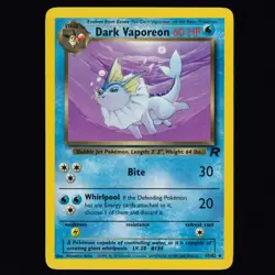 Dark Vaporeon 45/82 Team Rocket Uncommon Pokemon TCG NM - Image 1
