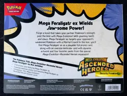 Pokemon TCG Mega Feraligatr ex Box Sealed – Ascended Heroes Collection Box - Image 2