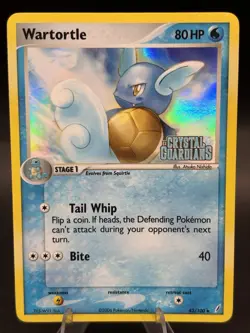 Pokemon Wartortle 43/100 Crystal Guardians Reverse Holo - Image 1