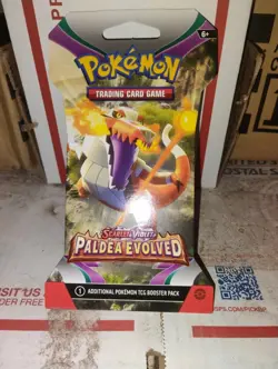 Pokemon TCG Scarlet & Violet Paldea Evolved Expansion Sleeved Booster Pack Seale - Image 1