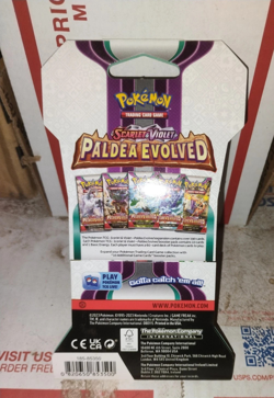 Pokemon TCG Scarlet & Violet Paldea Evolved Expansion Sleeved Booster Pack Seale - Image 2