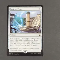 MTG - 1x Sentinel Tower - Battlebond - LP/NM - Magic The Gathering Artifact 2018 - Image 1