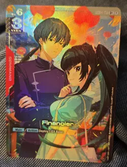 Financier GD04-110 U+ Gundam Card Game Phantom Aria NM - Image 1
