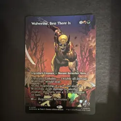 MTG MAR Marvel Wolverine, Best There Is Mythic Full Art 0097 EN Foil - Image 1