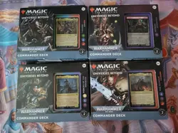 MTG Warhammer 40k Commander Deck Set - All 4 Decks NEW- SEALED Fast Shipping! - Image 1