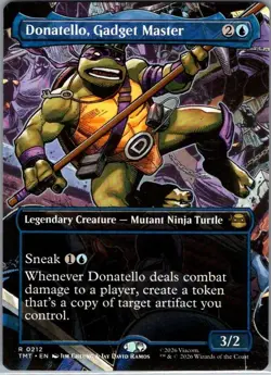 MTG - Donatello, Gadget Master Borderless - TMNT - NM - Image 1
