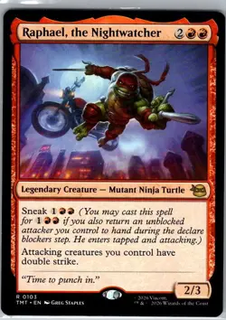 MAGIC: THE GATHERING RAPHAEL, THE NIGHTWATCHER 0103 TEENAGE MUTANT NINJA TURTLES - Image 1