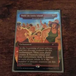 Descent into Avernus, Panic on amity island, Foil, MTG, secret lair. - Image 1