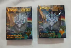 MTG Tarkir Dragonstorm Pinfinity AR Collectable Pin Lot of 2 - Image 1