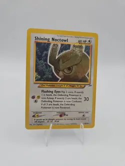 Pokemon Card: Shining Noctowl 110/105 Neo Destiny Set Vintage Ultra Rare - Image 1