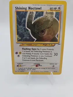 Pokemon Card: Shining Noctowl 110/105 Neo Destiny Set Vintage Ultra Rare - Image 4