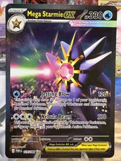 Pokemon Perfect Order Mega Starmie EX 118/088 Special Illustration Rare SIR NM - Image 2