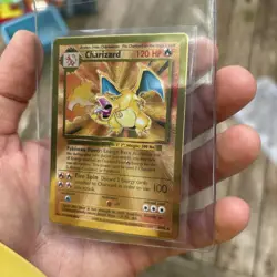 Pokemon Charizard 4/102 Celebrations Gold Metal UPC 2021 - Image 1