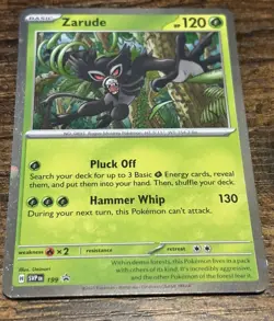 Zarude SVP199 Black Star Cosmos Holo Promo Destined Rivals Pokemon TCG NM - Image 1