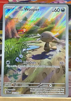 Paldean Wooper 102/094 Illustration Rare Pokemon S&V Phantasmal Flames - Image 1