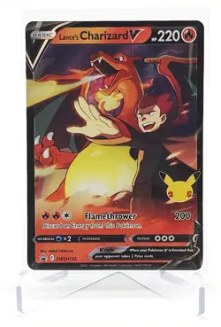Pokemon TCG 25th Celebrations Lances Charizard V SWSH133 Promo - Image 1