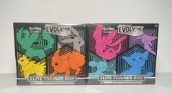 Pokemon Evolving Skies Sword Shield Elite Trainer Box ETB Set of 2, Sealed - Image 2