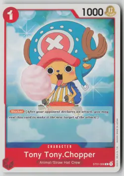 Tony Tony.Chopper ST01-006 One Piece Starter Deck 1: Straw Hat Crew Common NM - Image 1