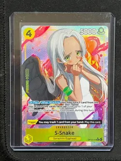 One Piece S-Snake (Alternate Art) OP13-114 Carrying On His Will One Piece NM - Image 1