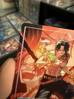 Portgas D Ace OP16-001 Leader Alternate Art The Time of Battle One PIece English - Image 2