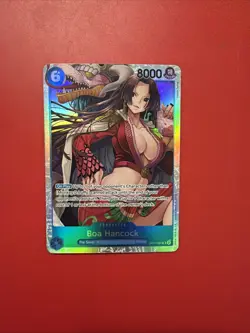 Boa Hancock OP07-051 - One Piece TCG English - SR Super Rare Foil NM Near-Mint - Image 1