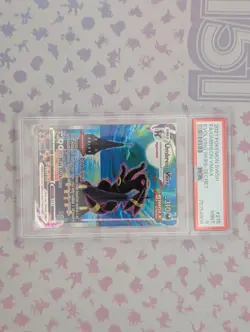 Pokemon Umbreon VMAX 215/203 Evolving Skies Alt Full Art Secret Holo EN PSA 9 - Image 2