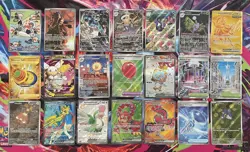 Pokemon TCG Full Art Card Lot, 68 Full Art / SIR / V / V Star / Ultra Rare cards - Image 1