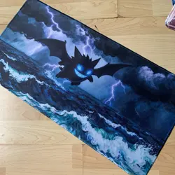 Gengar Bat Rubber Playmat Play Mat For Tcg Trading Card Game Pokemon Mouse Pad - Image 1