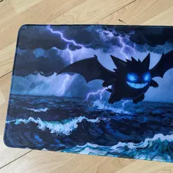 Gengar Bat Rubber Playmat Play Mat For Tcg Trading Card Game Pokemon Mouse Pad - Image 2