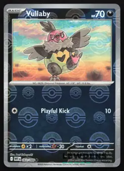 Vullaby (Poke Ball Pattern) - 063/086 - Common - White Flare - Pokemon Card - Image 1