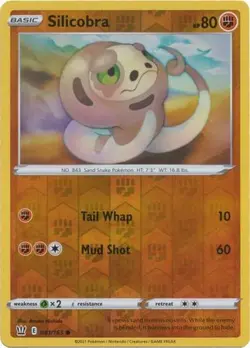 Silicobra 81/163 Reverse Holo | Battle Styles | Pokemon Card - Image 1