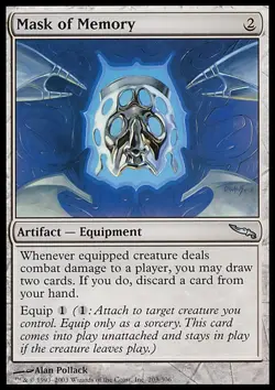 MTG MASK OF MEMORY EXC - MASCHERA DELLA MEMORIA - MRD - MAGIC - Image 1