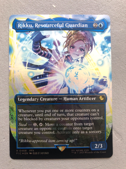 Mtg Carte Magic Final Fantasy Rikku Resourceful Chocobo Track Eng FOIL NM - Image 1