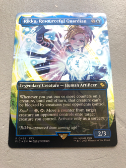 Mtg Carte Magic Final Fantasy Rikku Resourceful Chocobo Track Eng FOIL NM - Image 2