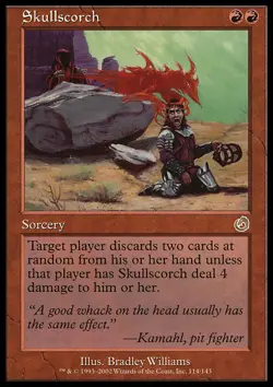 MTG SKULLSCORCH EXC - BRUCIATESCHIO - TOR - MAGIC - Image 1
