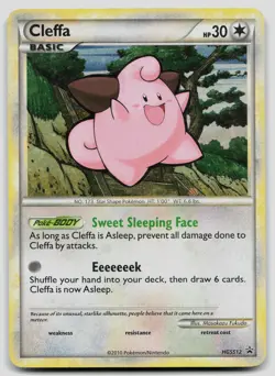 Cleffa HGSS12 HGSS Black Star Promos Pokemon LP - Image 1